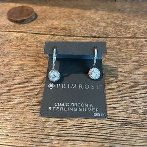 Primrose Silver Cubic Zirconia Earrings